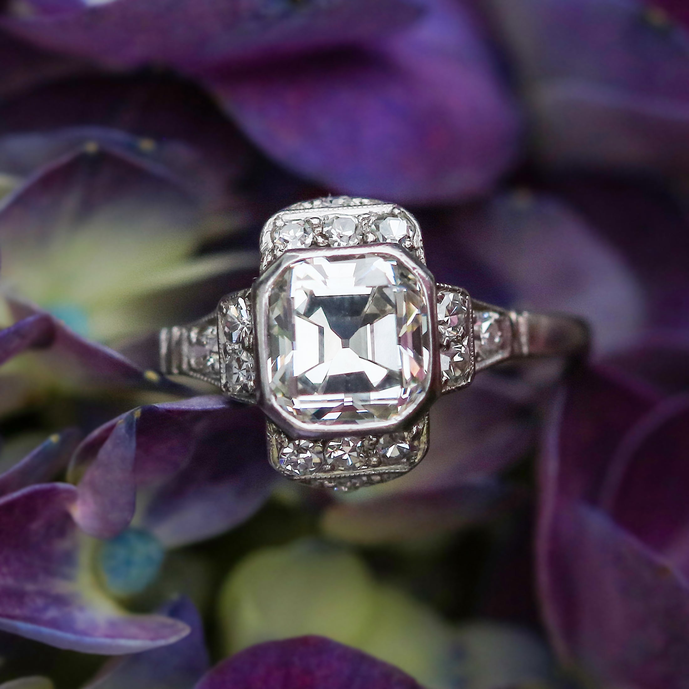 Antique Art Deco and Modern Diamond Engagement Rings | Rutherford